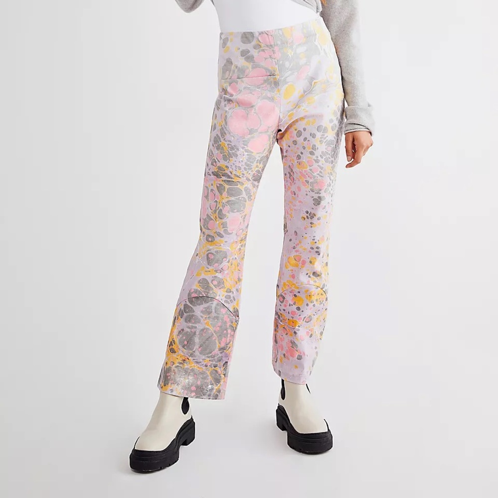 Free People Lefty High Rise Flare Pants